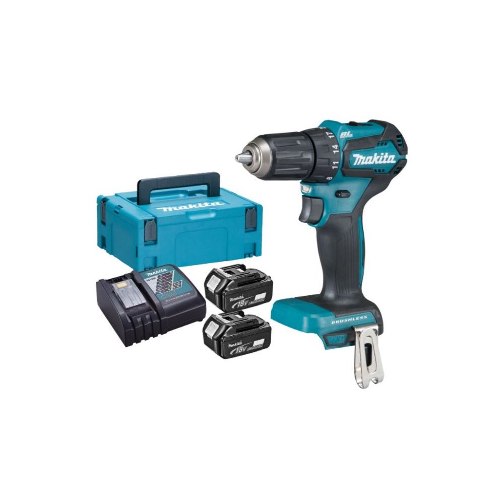 Makita DDF483RTJ Akumulátorový vŕtací skrutkovač